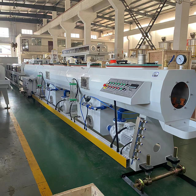 PE50-250管材生産線 塑料管材生産設備(bèi) pe兩層(céng)三層(céng)管材擠出機