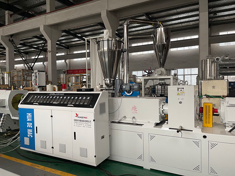 PVC110-315-400給水管擠出機生産(chǎn)線 PVC樹脂粉末管材制管機設備(bèi)